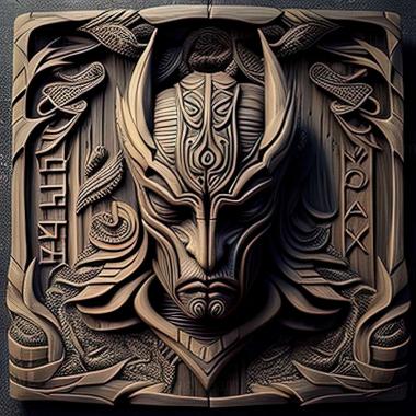 3D модель Гра The Elder Scrolls 5 Skyrim (STL)